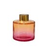 Dyfuzor zapachowy okrągły Różowo Pomarańczowy OMBRE 100 ml – gold – szkło do dyfuzora, widok produktu