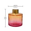 Dyfuzor zapachowy okrągły Różowo Pomarańczowy OMBRE 100 ml – gold – wymiary produktu