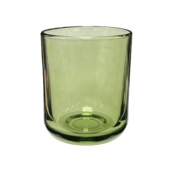 Pojemnik szklany K10 022 w kolorze oliwkowym