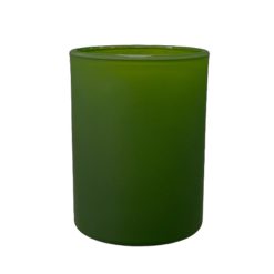 Pojemnik szklany K10 036 w kolorze zielonym