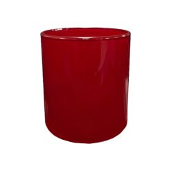 Pojemnik szklany K10 022 w kolorze czerwonym