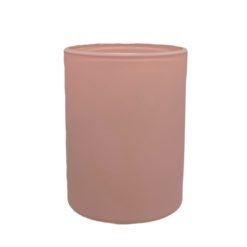 Pojemnik szklany K10 036 w kolorze różowym