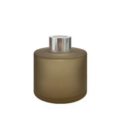 Dyfuzor zapachowy okrągły kawowa satyna 100 ml – silver