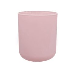 Pojemnik szklany K10 022 w kolorze różowym