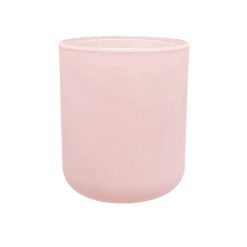 Pojemnik szklany K10 022 w kolorze brzoskwiniowym