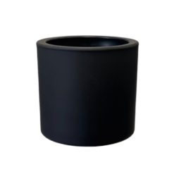 Pojemnik szklany K10 007 w kolorze czarnym