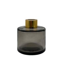 Okrągły dyfuzor zapachowy w kolorze czarnym dymnym