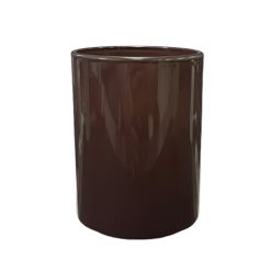 Pojemnik szklany K10 036 w kolorze czekoladowym