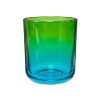 Pojemnik szklany K10 022 w kolorze zielono turkusowym ombre