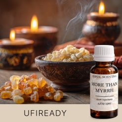 Gotowa do użycia mieszanka olejków eterycznych UFI w butelce.