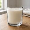 Pojemnik szklany do zalewu świec 400 ml transparentny szeroki walec N10 005 – aranżacja