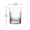 Pojemnik szklany do zalewu świec 200 ml transparentny kryształowa szklanka N10 043 – wymiary