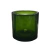 Pojemnik szklany K10 007 w kolorze ciemnej zieleni