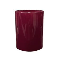 Pojemnik szklany K10 036 w kolorze purpurowym