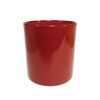Pojemnik szklany K10 012 w kolorze czerwonym