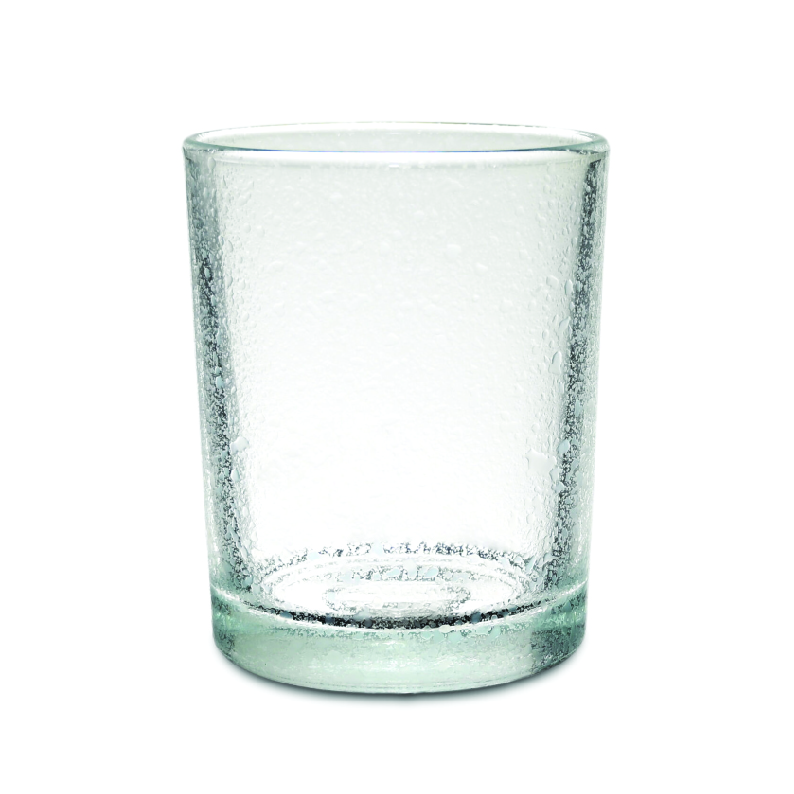 Pojemnik szklany K10 022 w efekcie kropli deszczu