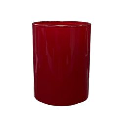 Pojemnik szklany K10 036 w kolorze czerwonym