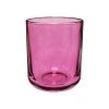 Pojemnik szklany K10 022 w kolorze różowym