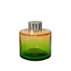 Okrągły dyfuzor zapachowy w kolorze pomarańczowo zielonego ombre