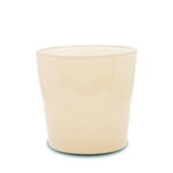 Pojemnik szklany K10 049 w kolorze beżowym