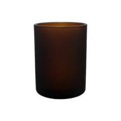 Pojemnik szklany K10 059 w kolorze brązowym