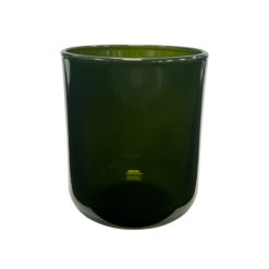 K10 022 ciemno zielony transparent - pojemnik szklany