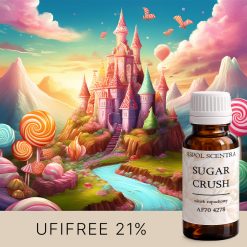 Bajkowy zamek otoczony gigantycznymi cukierkami i lizakami w kolorowej, fantazyjnej krainie. - AF70 4278