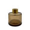 Dyfuzor zapachowy okrągły brązowy transparent 100 ml – gold – szkło do dyfuzora, widok produktu