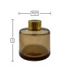 Dyfuzor zapachowy okrągły brązowy transparent 100 ml – gold – wymiary produktu