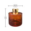 Dyfuzor zapachowy okrągły rudy błysk 100 ml – gold – wymiary produktu