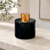 Dyfuzor zapachowy okrągły czarny błysk 100 ml – gold – zdjęcie produktu