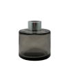 Dyfuzor zapachowy okrągły czarny dymny transparent 100 ml – silver – szkło do dyfuzora, widok produktu