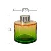 Dyfuzor zapachowy okrągły Pomarańczowo Zielony OMBRE 100 ml – silver – wymiary produktu