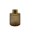 Dyfuzor zapachowy z wzorem brązowy transparent 100 ml - gold – szkło do dyfuzora, widok produktu