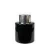 Dyfuzor zapachowy okrągły czarny błysk 50 ml – silver – szkło do dyfuzora, widok produktu