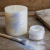 Pigment perłowy Exterior Blue Satin – zastosowanie pigmentu perłowego na świecy w pracowni