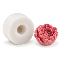 Forma silikonowa Kwiat Pink Blossom do odlewu mydeł i świec - widok produktu